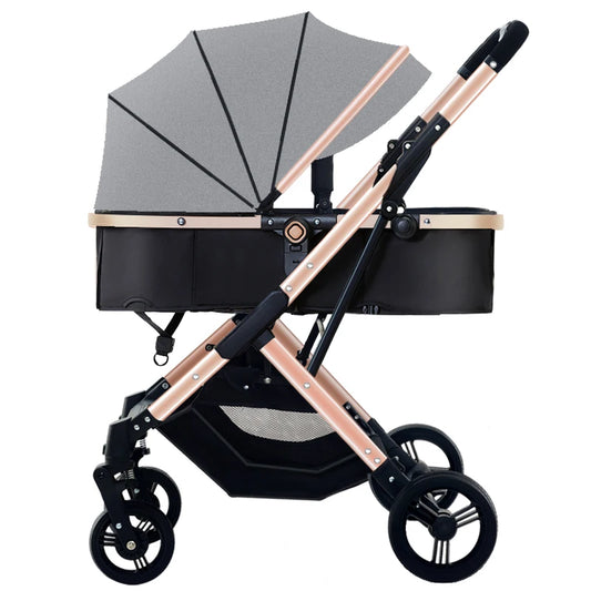 JMT-612490 Lightweight Folding Stroller with Luxury Aluminium Frame for Infants and Toddlers