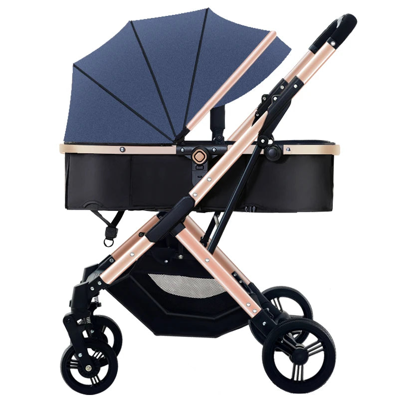 JMT-612490 Lightweight Folding Stroller with Luxury Aluminium Frame for Infants and Toddlers