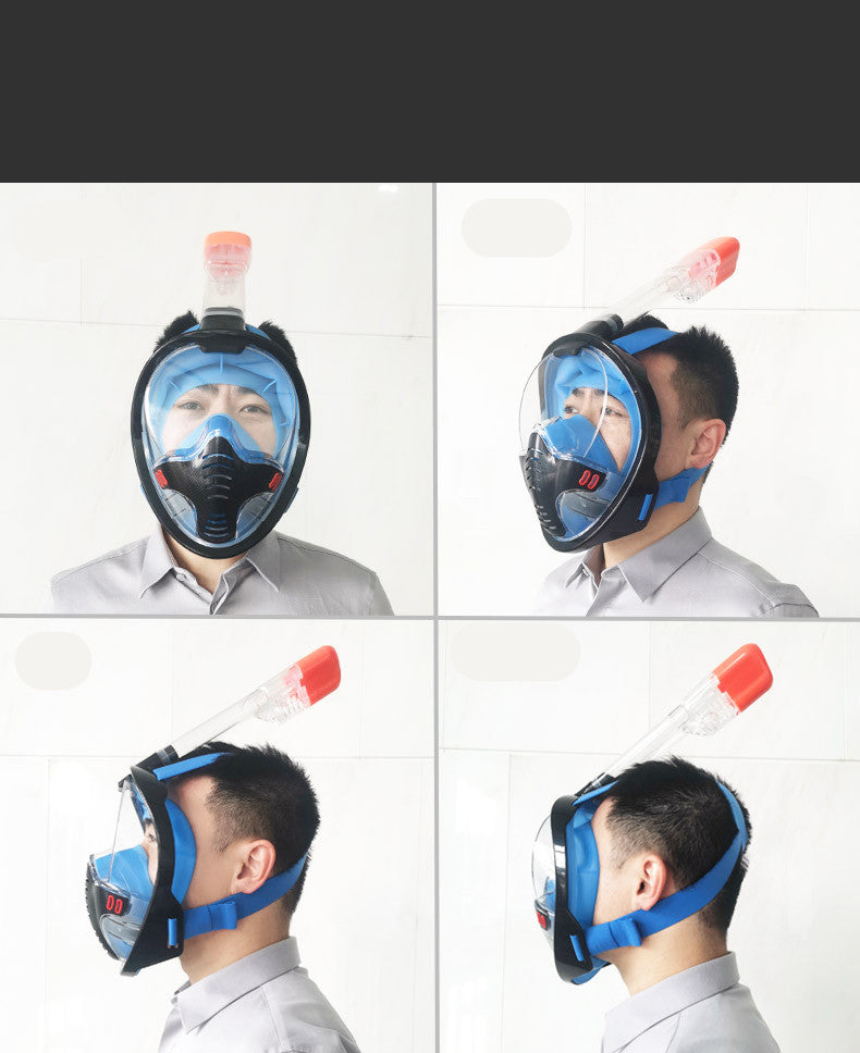 JMT-612554 Full Dry Diving Suit with Integrated Snorkeling Mask for Ultimate Underwater Adventures