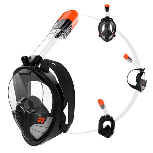 JMT-612554 Full Dry Diving Suit with Integrated Snorkeling Mask for Ultimate Underwater Adventures