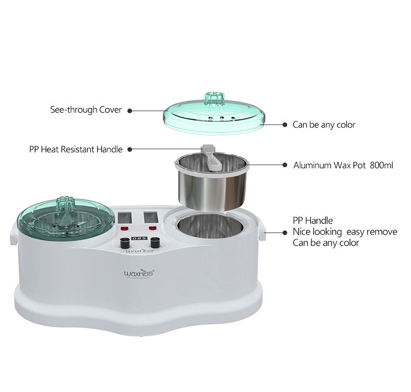 JMT-612618 Professional Hair Removal Wax Machine - ABS+PS Material, AC Power Supply, Compact Design