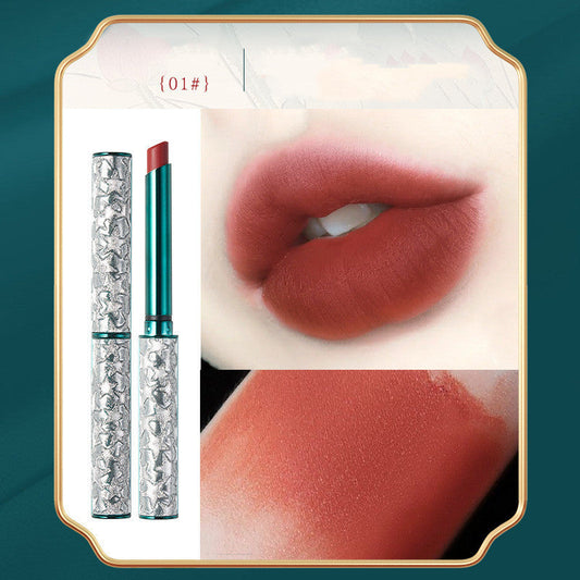 JMT-612746 Gold Velvet Lipstick - Long-Lasting, Cup-Friendly Formula, Multivitamin Enriched, Multiple Colors Available