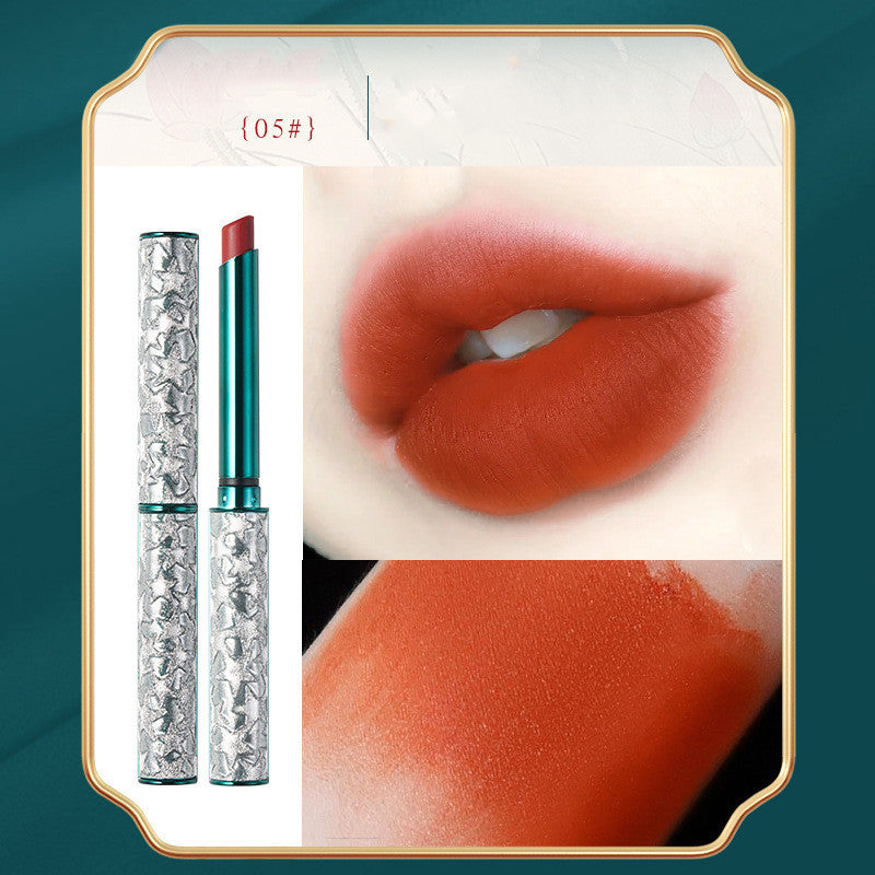 JMT-612746 Gold Velvet Lipstick - Long-Lasting, Cup-Friendly Formula, Multivitamin Enriched, Multiple Colors Available
