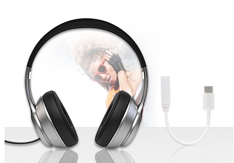 JMT-612810 Type-C to 3.5mm Audio Cable for Universal Headphones - 11.5cm Length, White, PVC Wire with ABS Shell