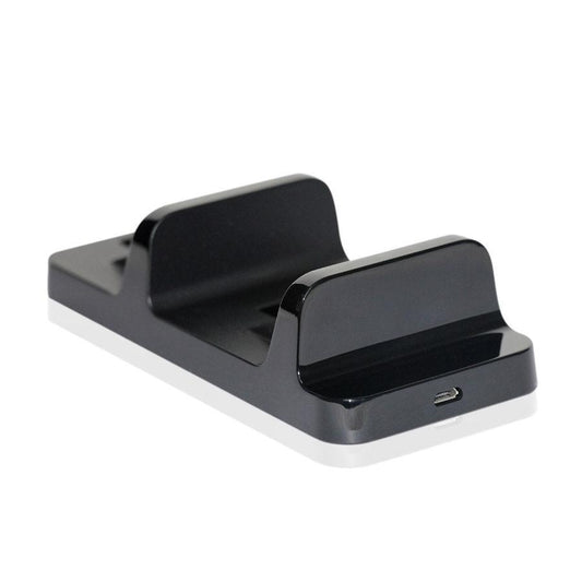 JMT-612938 Dual USB Charging Dock Station for PS4 Controllers - Wireless Charger with 500mA Charging Current, Black Finish