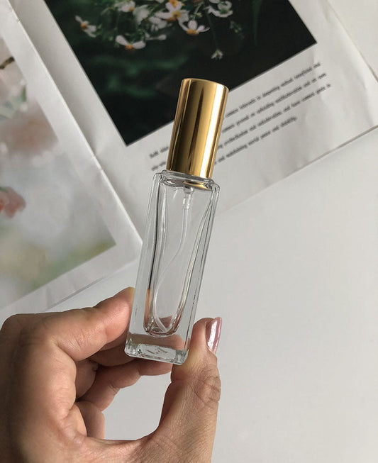 JMT-613066 Portable Transparent Glass Spray Bottle for Perfume - Travel Friendly and Refillable