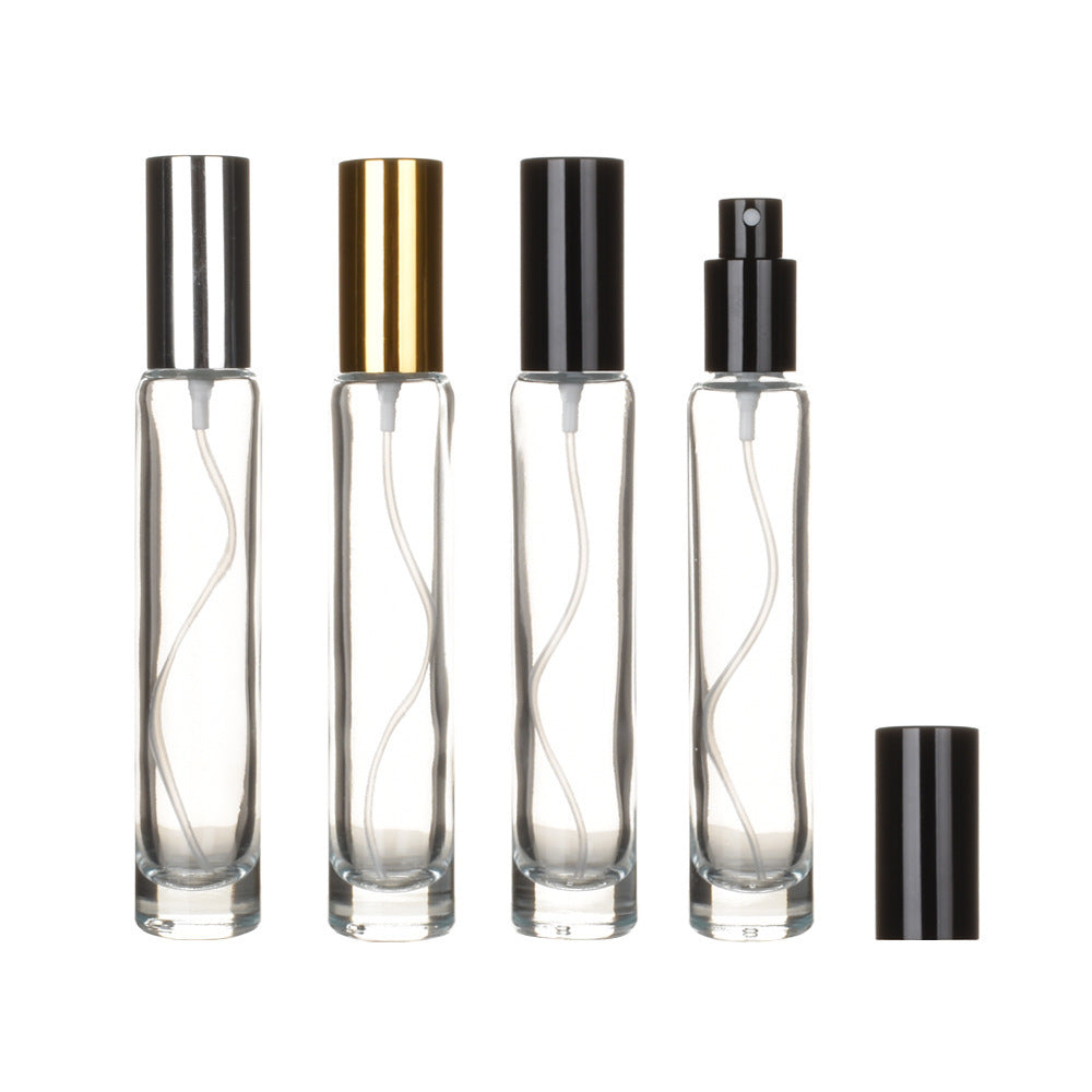 JMT-613066 Portable Transparent Glass Spray Bottle for Perfume - Travel Friendly and Refillable
