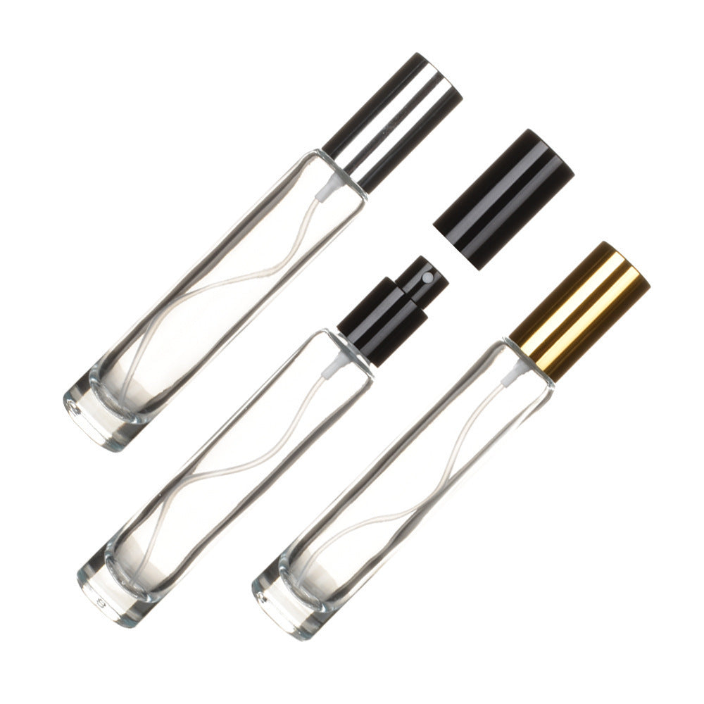 JMT-613066 Portable Transparent Glass Spray Bottle for Perfume - Travel Friendly and Refillable