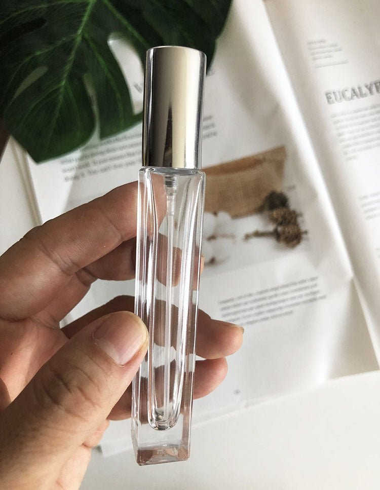 JMT-613066 Portable Transparent Glass Spray Bottle for Perfume - Travel Friendly and Refillable