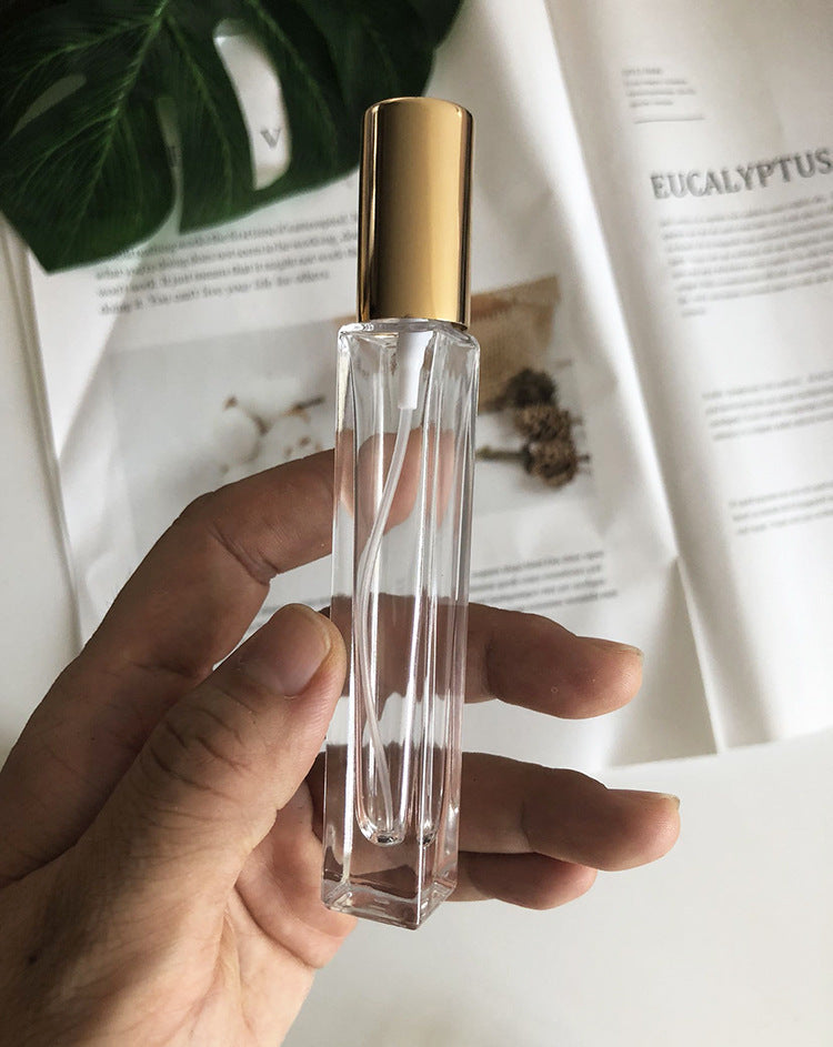 JMT-613066 Portable Transparent Glass Spray Bottle for Perfume - Travel Friendly and Refillable
