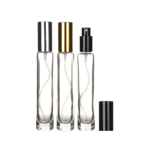 JMT-613066 Portable Transparent Glass Spray Bottle for Perfume - Travel Friendly and Refillable