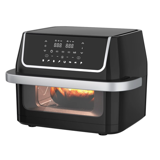 JMT-613386 10L Dual-Core Air Fryer with Large Capacity and Visual Oven Window for Multifunctional Cooking and Grilling