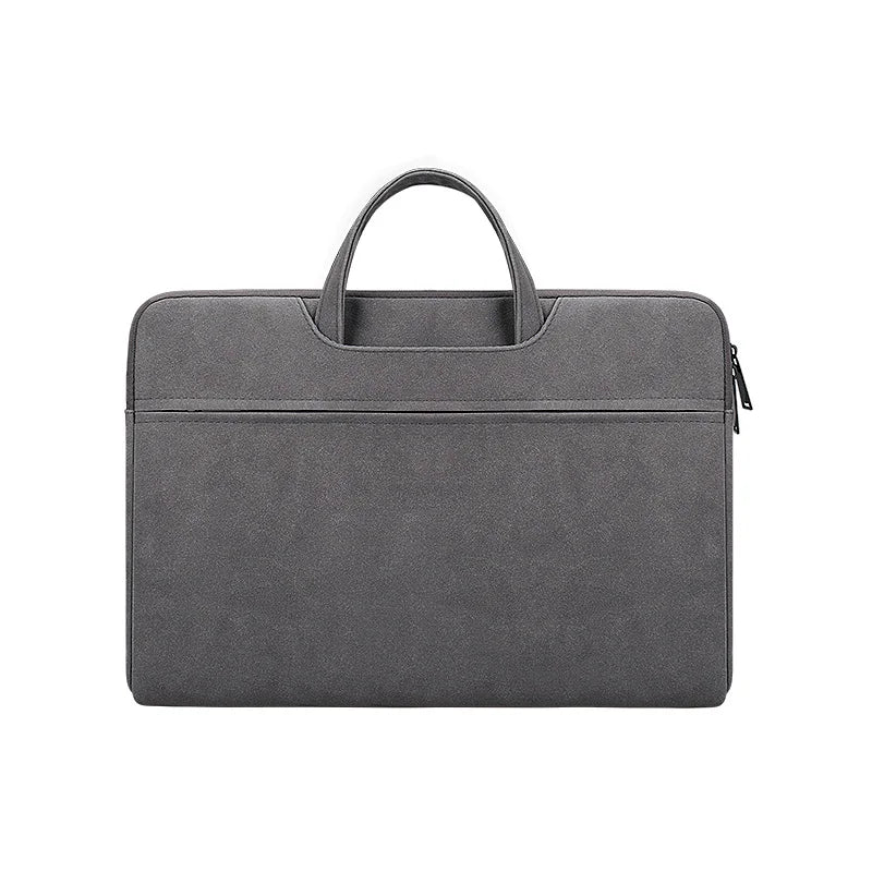 JMT-613450 Matte PU Zipper Handbag for Laptops and Travel Essentials