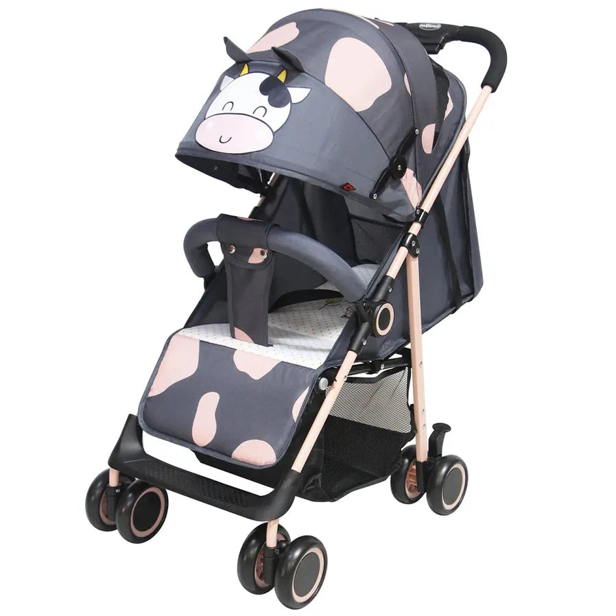 JMT-613642 Lightweight Foldable Stroller with Sunshade Canopy - Compact Baby Pram for Easy Travel