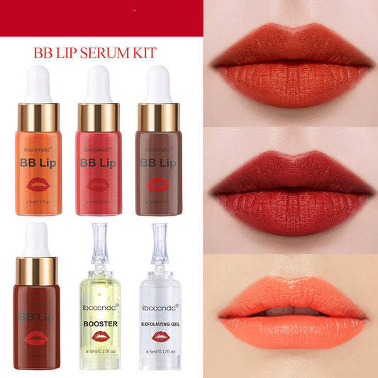 JMT-613898 Micro Needle Lip Gloss Gift Set - 10 Colors, 5ml Each, Moisturizing Formula, Long-lasting Wear