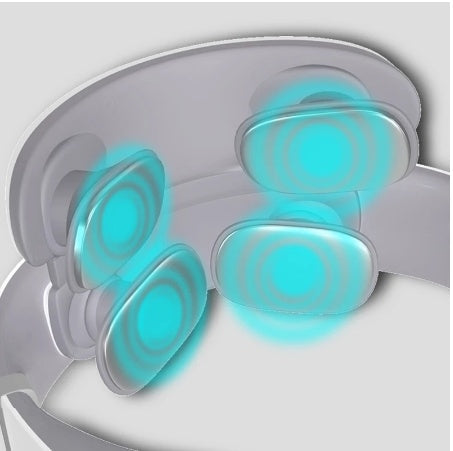 JMT-614026 4D Shiatsu Wireless Neck Massager for Pain Relief, Stiff Neck Therapy with 6 Modes and 20 Intensity Settings
