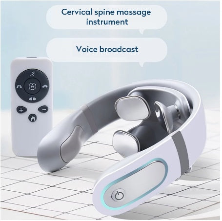 JMT-614026 4D Shiatsu Wireless Neck Massager for Pain Relief, Stiff Neck Therapy with 6 Modes and 20 Intensity Settings