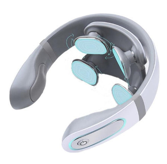 JMT-614026 4D Shiatsu Wireless Neck Massager for Pain Relief, Stiff Neck Therapy with 6 Modes and 20 Intensity Settings