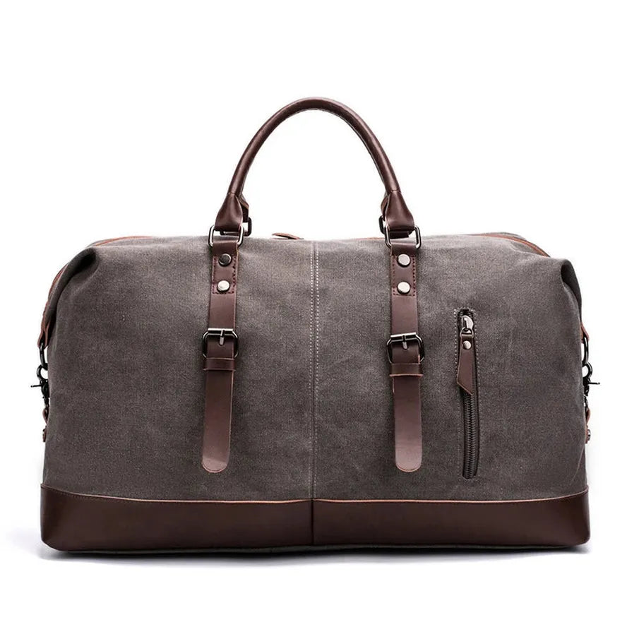 JMT-614026 Vintage Cotton Canvas Duffle Bag for Weekend Travel - Stylish and Practical Design