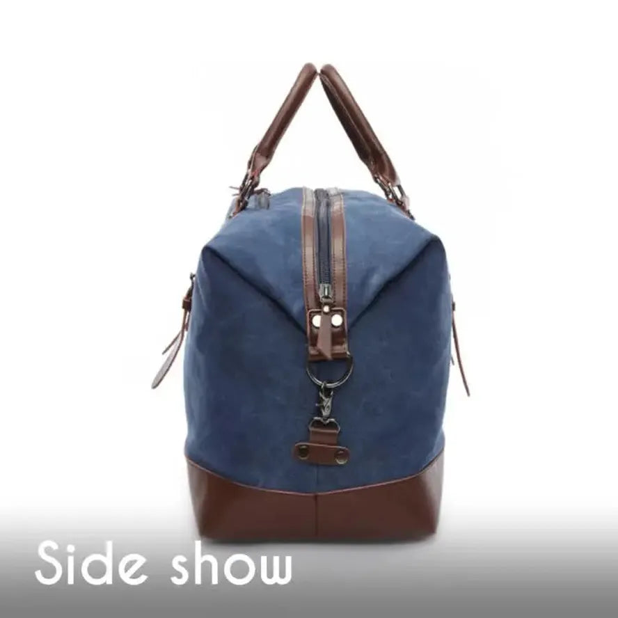 JMT-614026 Vintage Cotton Canvas Duffle Bag for Weekend Travel - Stylish and Practical Design