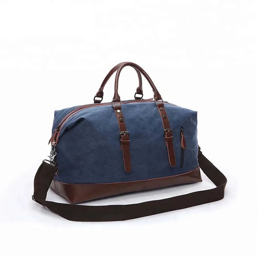 JMT-614026 Vintage Cotton Canvas Duffle Bag for Weekend Travel - Stylish and Practical Design