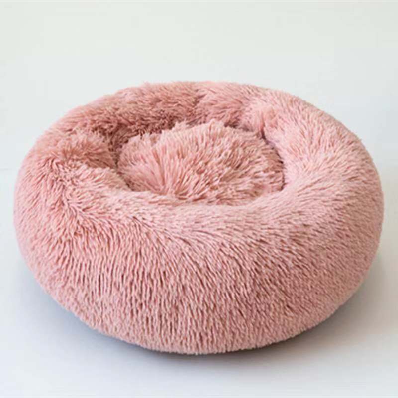 JMT-614090 Plush Washable Round Pet Nest for Comfortable Sleep - Multiple Sizes Available