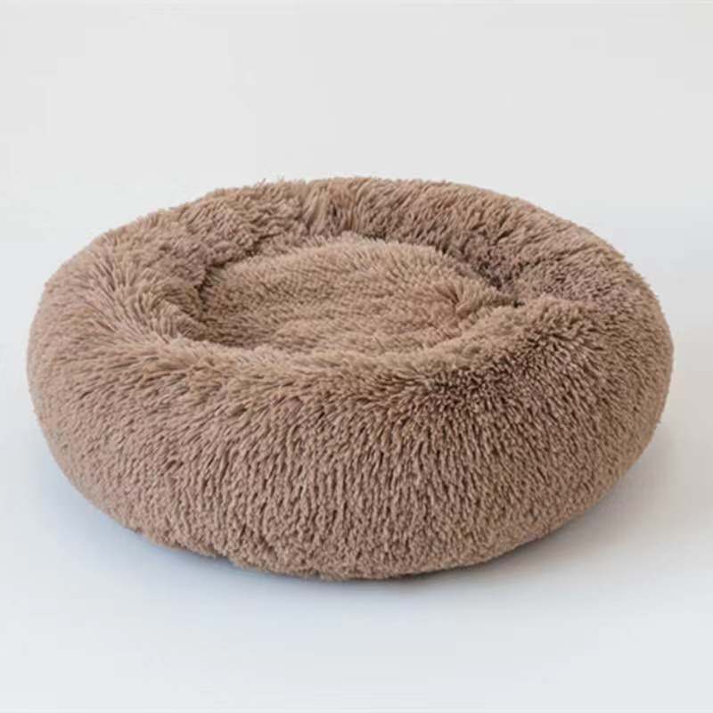 JMT-614090 Plush Washable Round Pet Nest for Comfortable Sleep - Multiple Sizes Available