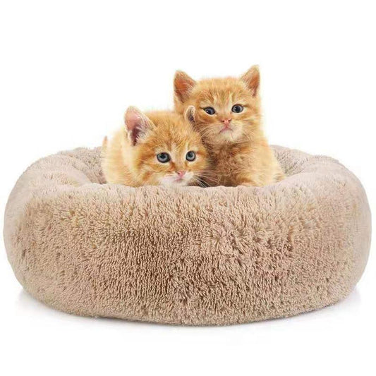 JMT-614090 Plush Washable Round Pet Nest for Comfortable Sleep - Multiple Sizes Available