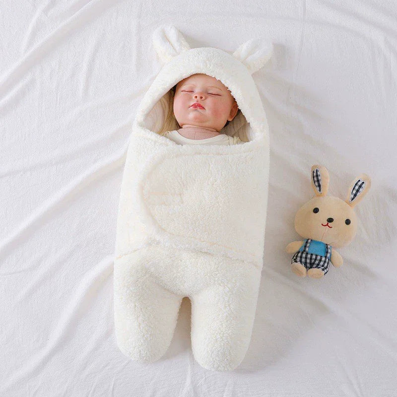 JMT-614730 Thickened Newborn Baby Sleeping Bag for Autumn and Winter, Safe Swaddling Solution