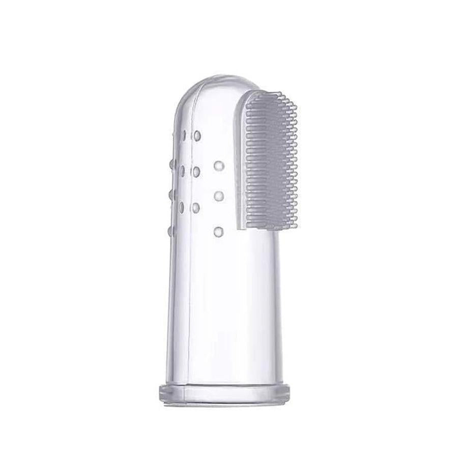 JMT-614858 Extra Soft Silicone Finger Toothbrush for Dogs and Cats - Professional Pet Dental Care Tool for Easy Teeth Cleaning