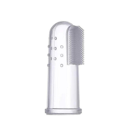 JMT-614858 Extra Soft Silicone Finger Toothbrush for Dogs and Cats - Professional Pet Dental Care Tool for Easy Teeth Cleaning