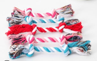 JMT-614922 Durable Cotton Rope Knot Toy for Dogs - Perfect for Chewing and Playtime