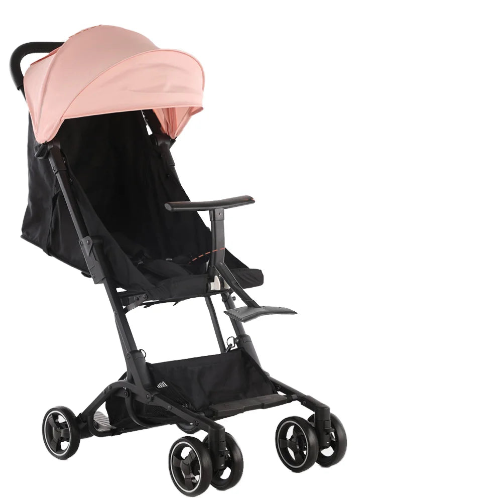 JMT-614922 Foldable 3-in-1 Travel Stroller with Cotton Material and 2-in-1 Five-Point Safety Belt for Kids 1 Year+