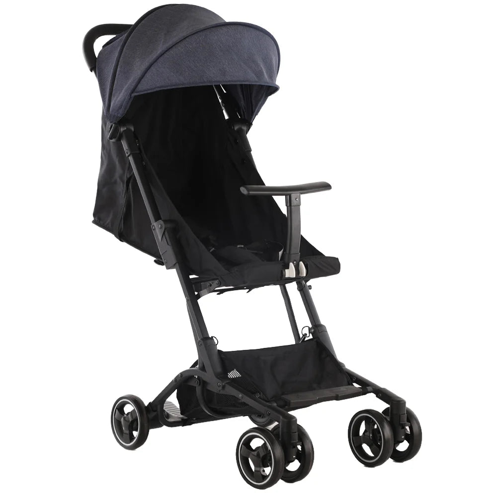 JMT-614922 Foldable 3-in-1 Travel Stroller with Cotton Material and 2-in-1 Five-Point Safety Belt for Kids 1 Year+