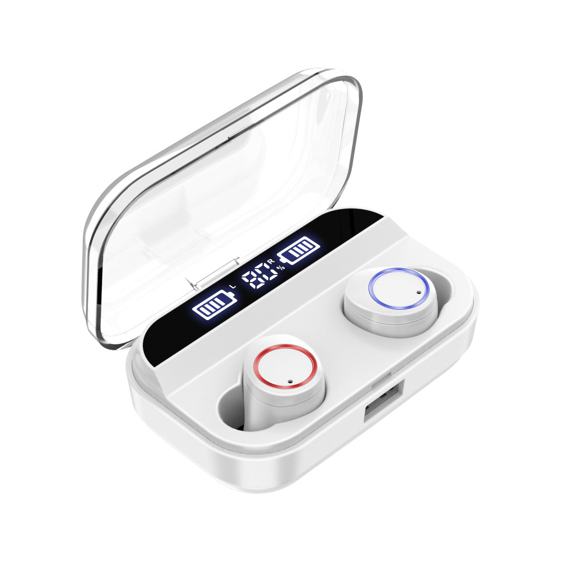 JMT-615434 X11 Bluetooth Headset with Touch Control and Waterproof Design, Hi-Fi Sound, and Wireless Charging Box
