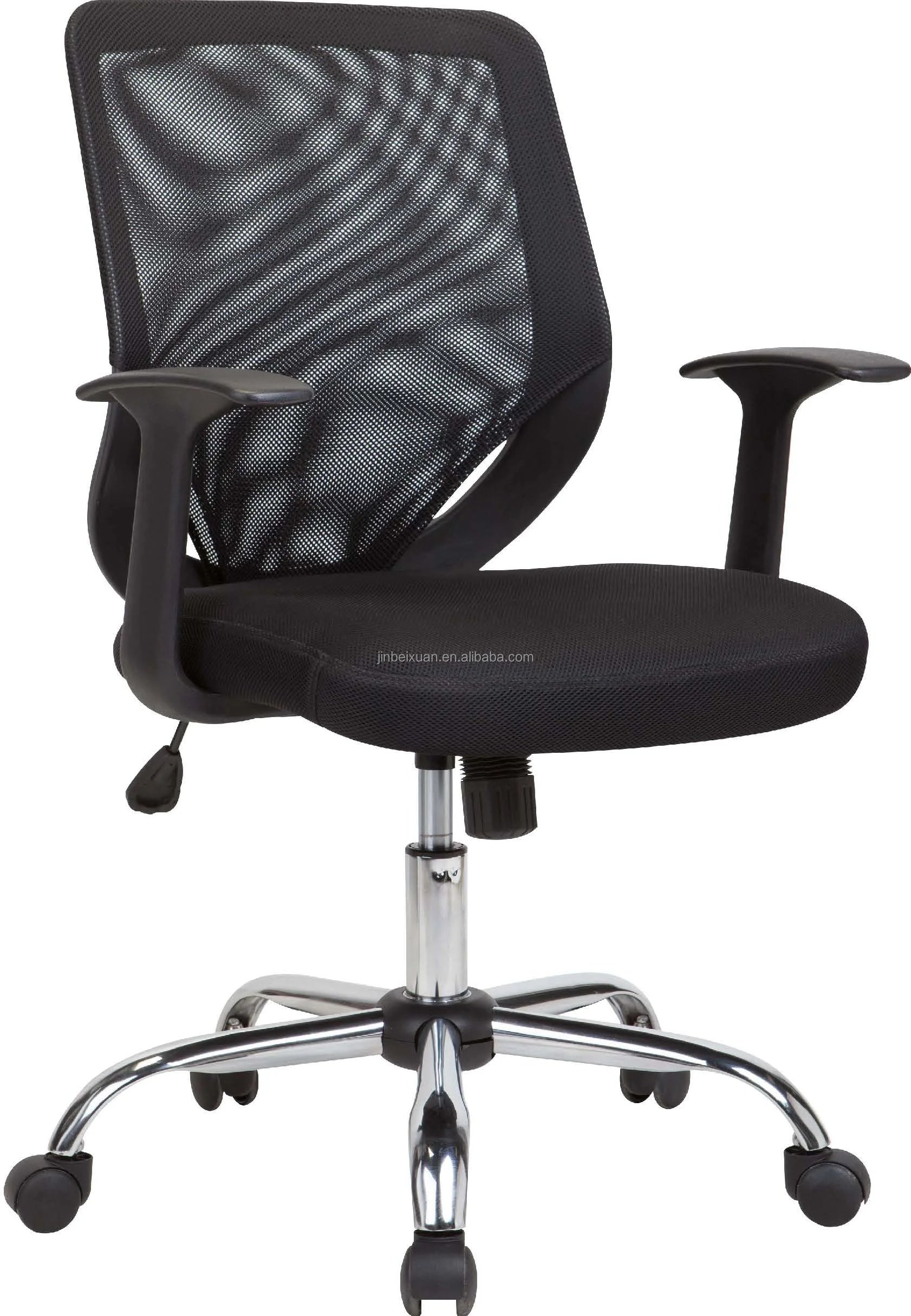 JMT-615690 Ergonomic Mesh Office Chair with Fabric Cushion and Modern Design for Comfortable Seating