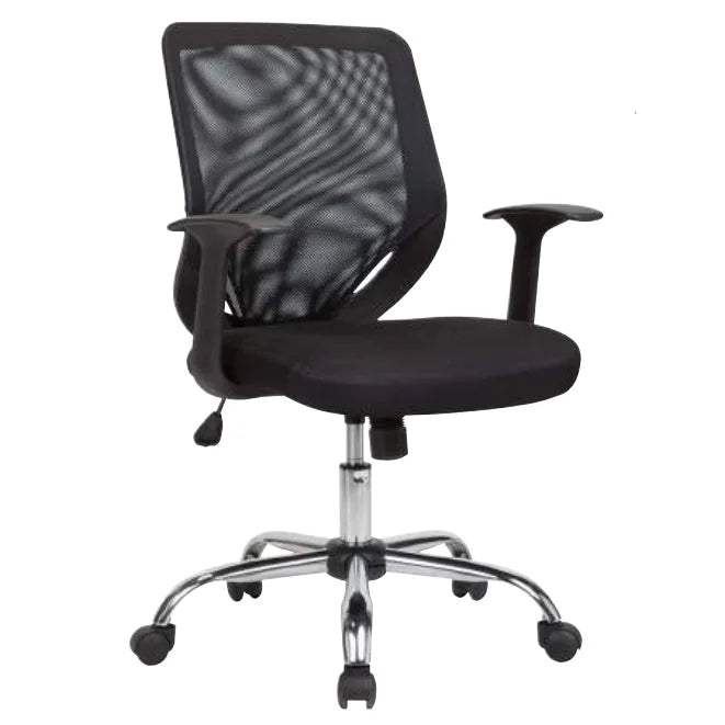 JMT-615690 Ergonomic Mesh Office Chair with Fabric Cushion and Modern Design for Comfortable Seating