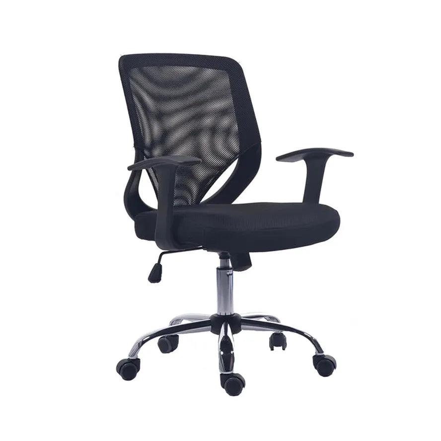JMT-615690 Ergonomic Mesh Office Chair with Fabric Cushion and Modern Design for Comfortable Seating