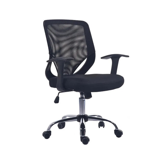 JMT-615690 Ergonomic Mesh Office Chair with Fabric Cushion and Modern Design for Comfortable Seating