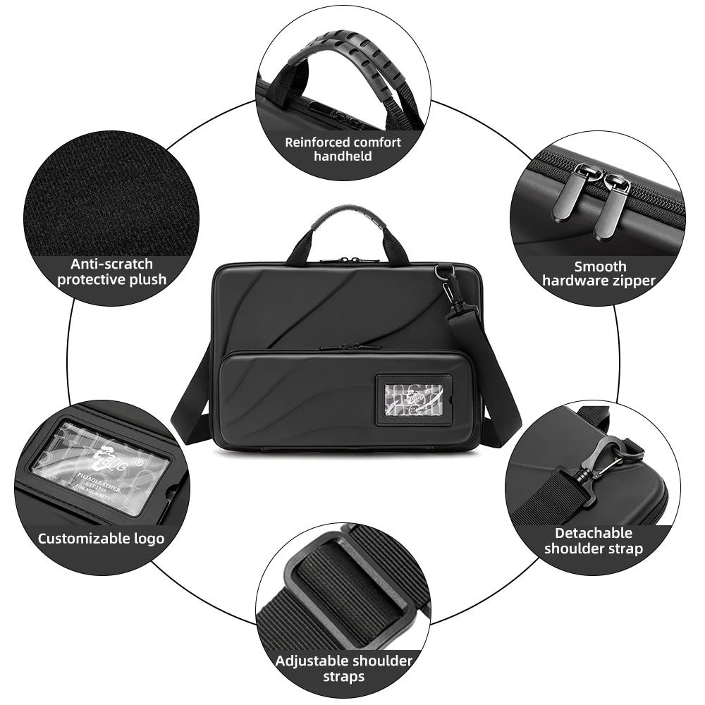 JMT-615754 Custom EVA Hard Shell Laptop Sleeve for 13-15.6 Inch MacBook and HP Computers