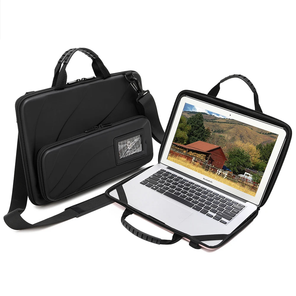 JMT-615754 Custom EVA Hard Shell Laptop Sleeve for 13-15.6 Inch MacBook and HP Computers