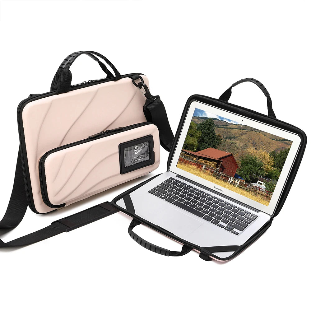 JMT-615754 Custom EVA Hard Shell Laptop Sleeve for 13-15.6 Inch MacBook and HP Computers