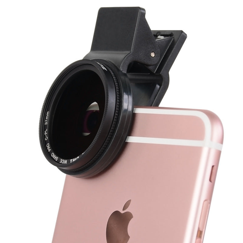 JMT-615946 37mm Ultra-Thin CPL Polarizer External Lens for Mobile Devices