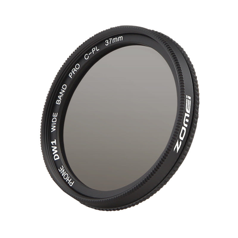 JMT-615946 37mm Ultra-Thin CPL Polarizer External Lens for Mobile Devices
