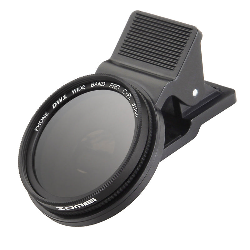 JMT-615946 37mm Ultra-Thin CPL Polarizer External Lens for Mobile Devices