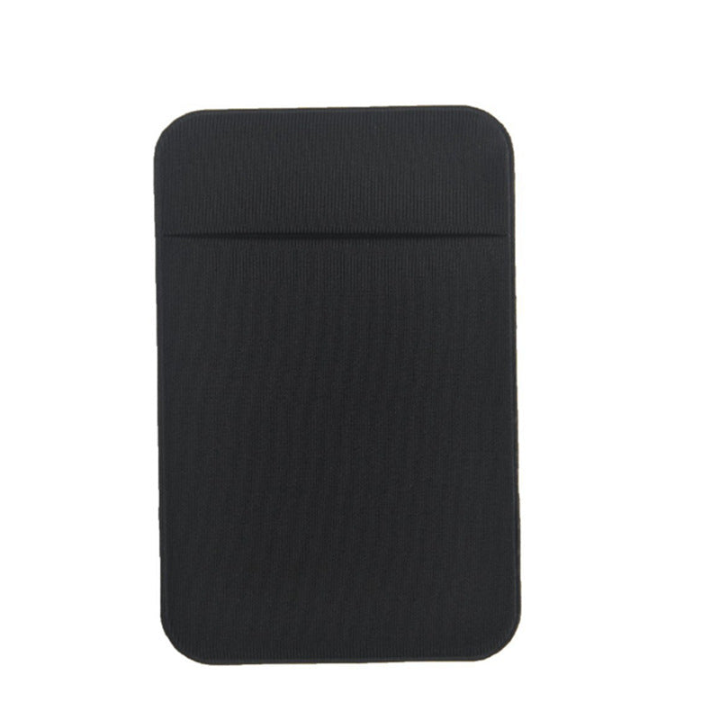 JMT-616266 Lycra Mobile Phone Back Sticker Card Holder - 58x88mm with Strong Adhesive in Green, Pink, Blue, Grey