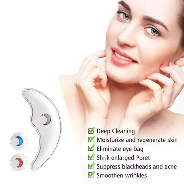 JMT-616330 Little Dolphin Facial Spa Device - Compact ABS Beauty Equipment with 350mAh Battery, 45°C Working Temperature, Ideal for Skincare Routine