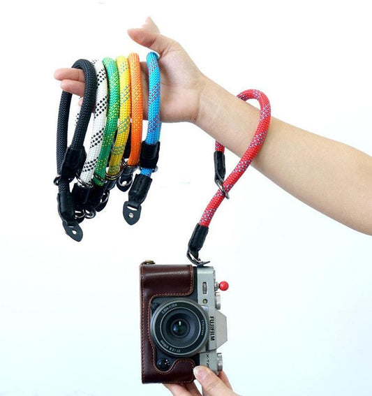 JMT-616458 Camera Wrist Strap with Thick Ring Hand Rope - Durable Nylon, Multiple Colors Available, 39cm Length