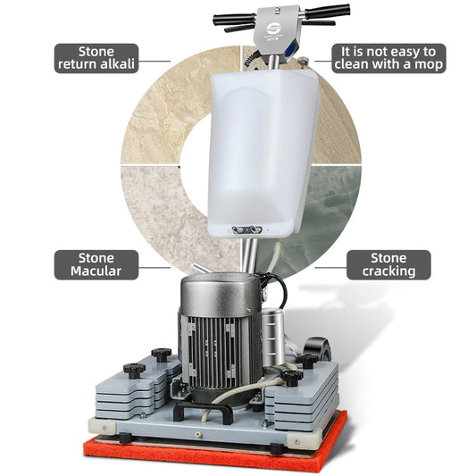 JMT-616714 Commercial Handheld Vibration Polishing Machine for Crystal Surface Waxing and Floor Refinishing