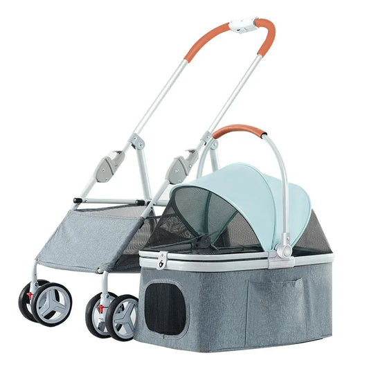 JMT-617034 Pet Stroller for Medium and Small Dogs and Cats - Lightweight and Convenient Design